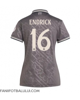 Real Madrid Endrick #16 Tricou Fotbal Replică 2024-25 Femei Treilea